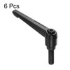 TA-VIGOR 6Pcs Adjustable Clamping Lever Handles, M10 x 25mm Locking