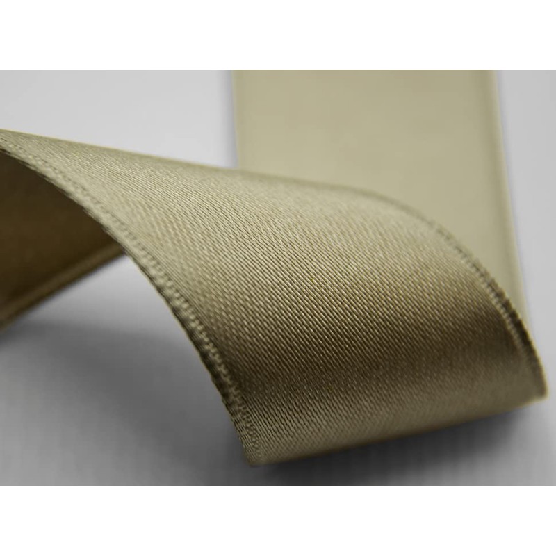 Furlanis Double Satin Ribbon Taupe 25mm x 25m