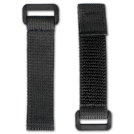FrogJim Black Velcro Cable Ties with Buckle, Re-Usable Velcro Strap, 20 mm Wide Nylon with Re-Closable Zip Bag