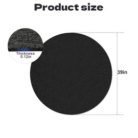 Dog Playpen Mat, Dog Crate Pad Liner for Kennel Training Under Pet Cage Mat Absorbs Waterproof Non-Slip Reusable Puppy Pad to Protect Floors, 39.3"×39.3"