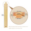 Wooden Undermount Drawer Slides Classic Guide Center Mount Track 15.7