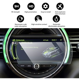 YEE PIN 8.8 Inch Compatible with Mini Cooper F55 F56 F57 / mini countryman f60 / clubman f54 Screen Protector Navigation Protective Film GPS Navigation Film 9H Hardened Protection Scratch Resistant