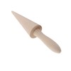 Moofey Ice Cream Cone Mold Reusable Wooden Krumkake Roller Cone