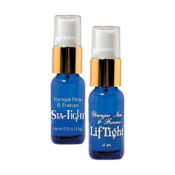 Sta-Tight & LifTight, Anti Aging Serum & Instant Face Lift Serum, The Perfect Duo Helps Reduce Appearance of Fine Lines & Wrinkles Instantly & Prevent The Formation of New Ones by Biologic Solutions