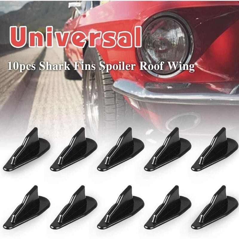 Aorvp 10pcs/Set Diffuser Shark Fin Kit Compatible with Spoiler Roof