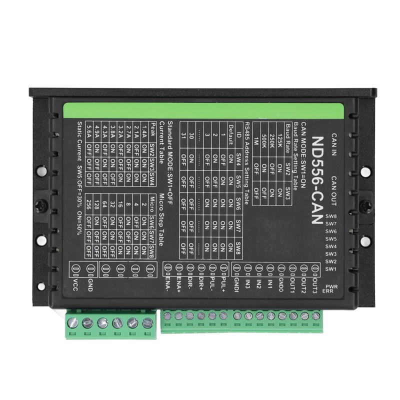 CAN Bus ND556 Motor Driver Digital Stepper Motor Controller Support