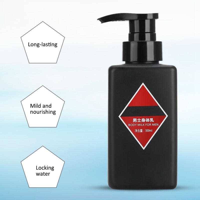 Men Body Lotion Oil sontrol Whitening Hydrating Moisturizing Nourishing Skin