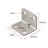 100 Pcs Stainless Steel Corner Bracket,L Shape Corner Brace/Heavy Duty