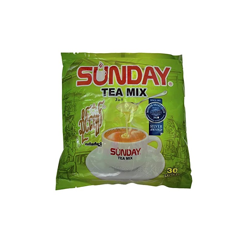 Sunday Myanmar Tea Mix 3in1 (25g x 30 Sachets) 750g