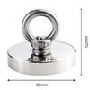 DIYMAG Super Strong Neodymium Fishing Magnets, 500 LBS(227 KG) Pulling