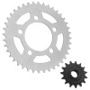 Caltric Front Rear Drive Chain Sprocket for Honda Rebel 500