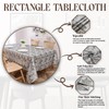 Majestic Giftware Polyester Tablecloths for Rectangle Tables | (70/108) -