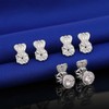 Wanderbey 3 Pairs Earring Lifters,10MM Hypoallergenic Earring Backs For Droopy