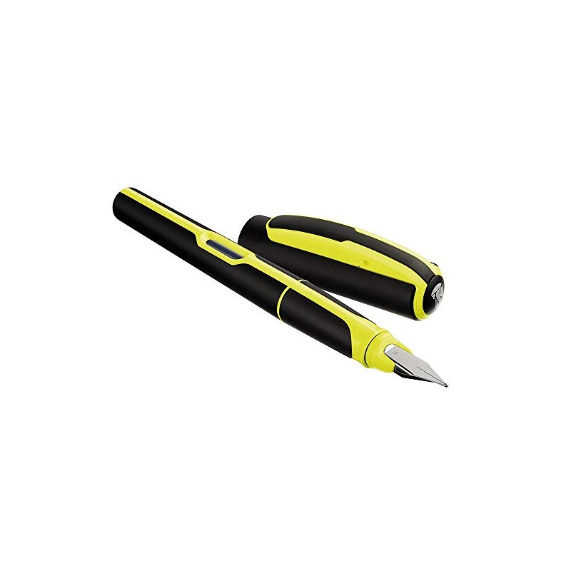 Pelikan 939850 Fountain Pen, Style neon, Spring M, Yellow