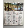 vintage 1970 northern pacific railway wall calendar, new old stock