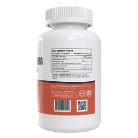 Nature4U Ashwagandha 4000mg Extra Strength, Optimized Absorption with Black Pepper and Ginger Root, Natural Adaptogen Mood & Stress Support, Sleep & Energy Support, 90 Vegan Capsules