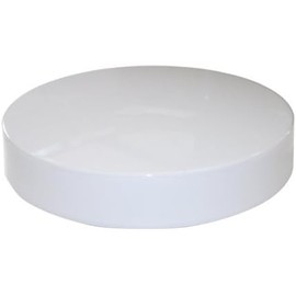 Beam Lighting 14in White Round Acrylic Drum Style Diffuser | Circline Ceiling Light Replacement Cover/Lens with 12.625in OD Fitter Style Neck | 2.75in Height