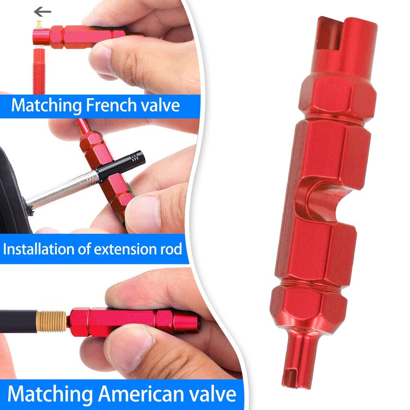 EKIND Valve Core Remover Tool Kit Bike and Car Valve