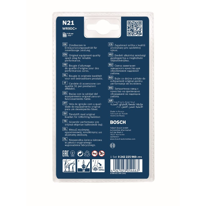 Bosch 0242225960 Spark-Plug Set