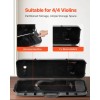 Portable 4/4 Full Size Rectangle Oblong Violin Case Composite Carbon