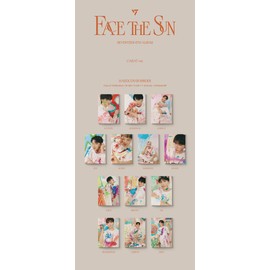 PLEDIS SEVENTEEN - Face the Sun [CARAT ver.] 4th Album+Extra Photocards Set (Random ver.), 150 x 210 x 14 mm, PLD0155