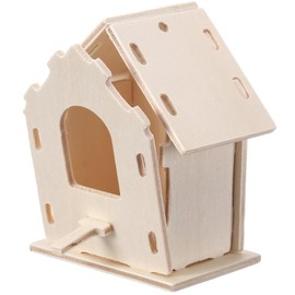 Outus 24 Pcs Wooden DIY Birdhouse Kits for Kids to Build, 4 Shapes Birdhouse Kit Wooden Unfinished with Watercolor Pen and Butterfly Sticker for Boy Girl Arts Crafts (Lovely)