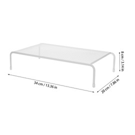 Operitacx Monitorständer für Schreibtisch Monitorerhöhung Stabiler Desktop Hebeständer für Laptop und Computer Tragbar und Leicht für Büro und Zuhause