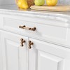 Asidrama 6 Pack 3 Inch(76mm) Champagne Bronze Kitchen Cabinet Handles,Brushed