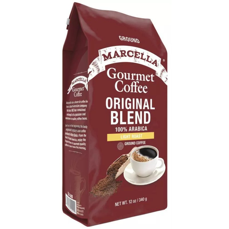 Marcella Original Blend 100% Arabica Gourmet Ground Coffee Light Roast