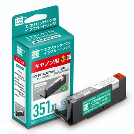 Ecolica ESP-C351XLGY (ECI-C351XLGY) Recycled Ink Compatible with Canon BCI-351XLGY, Remaining Capacity Indicator