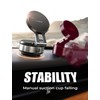 LISEN Portable Vacuum Magnetic Phone Holder Stand, Electric Vacuum Suction