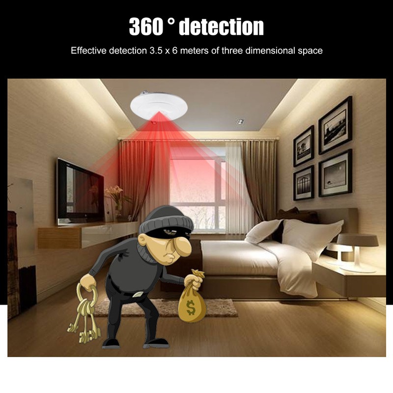 Infrared Motion Detector Anti Theft Fully Closed 360 ° Motion