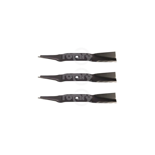 SIMPLICITY/ALLIS CHA, SNAPPER/KEES MTD 3-Pack Mulching Blades 17-5/16" 6 Point
