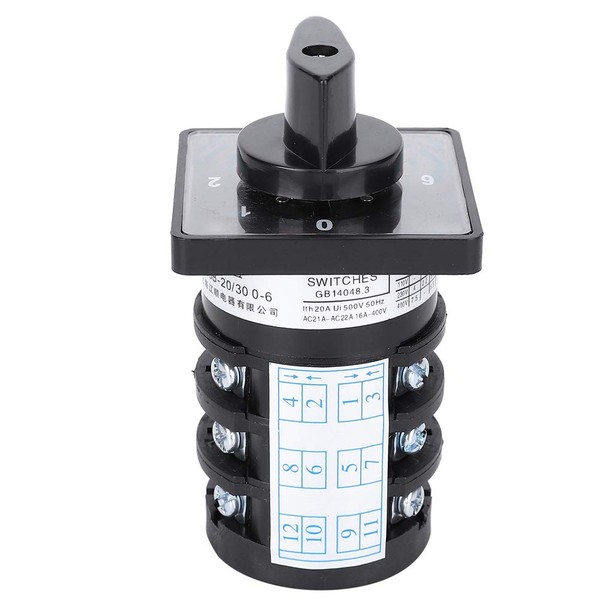 Rotary Switch Changeover Switch,7 Position Rotate Cam Combination Changeover Switch