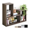 Kaboon Free-Form Modular Shelving Unit, Freestanding Bookcase 10 Inches Deep,