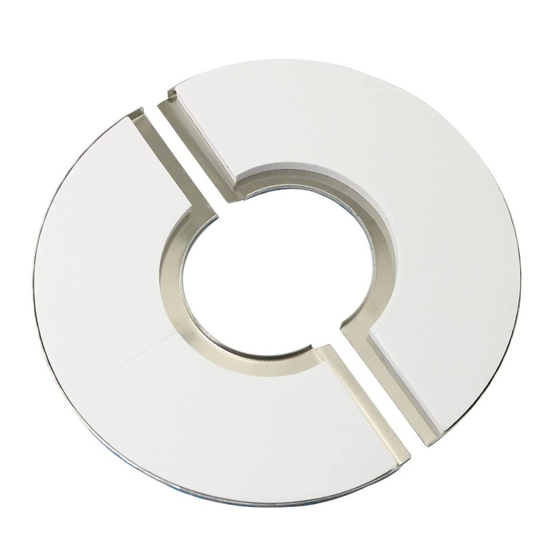 PZRT 2pcs Wall Split Flange, Stainless Steel Round Escutcheon Plate