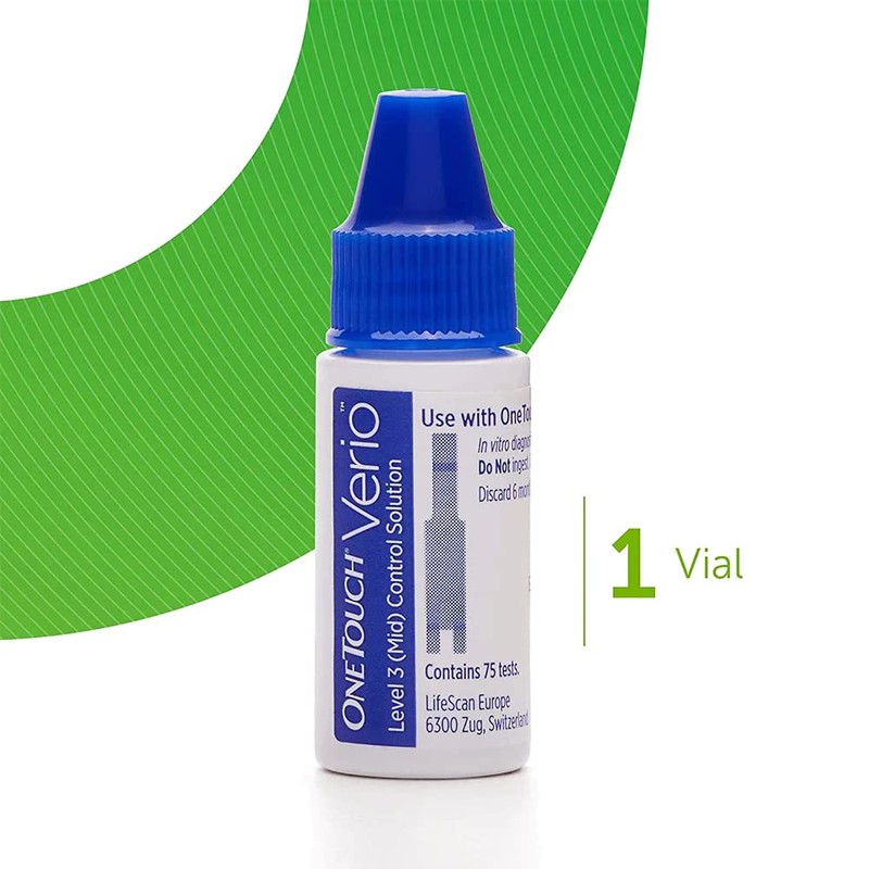 OneTouch Verio Level 3 (Mid) Control Solution - 1 Vial,