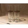 Cazadores 2 Tequila Cazadores Heavy Tall Shots Glasses. New!!!!