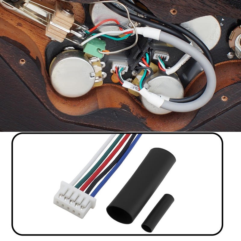 Create idea 4pcs 5Pin Quick Connect Adapters Compatible with Gibson