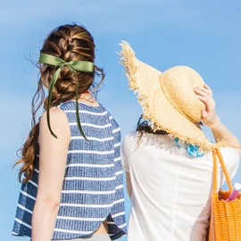 4pcs Hair Clips for Women Tassel Ribbon Bowknot Hair Clips with Long Tail, Women Hair Clip for Girl, Solid Hair Clips Long Hair Accessories Barrettes Claw Hair Clips with Bow (Pink Green)