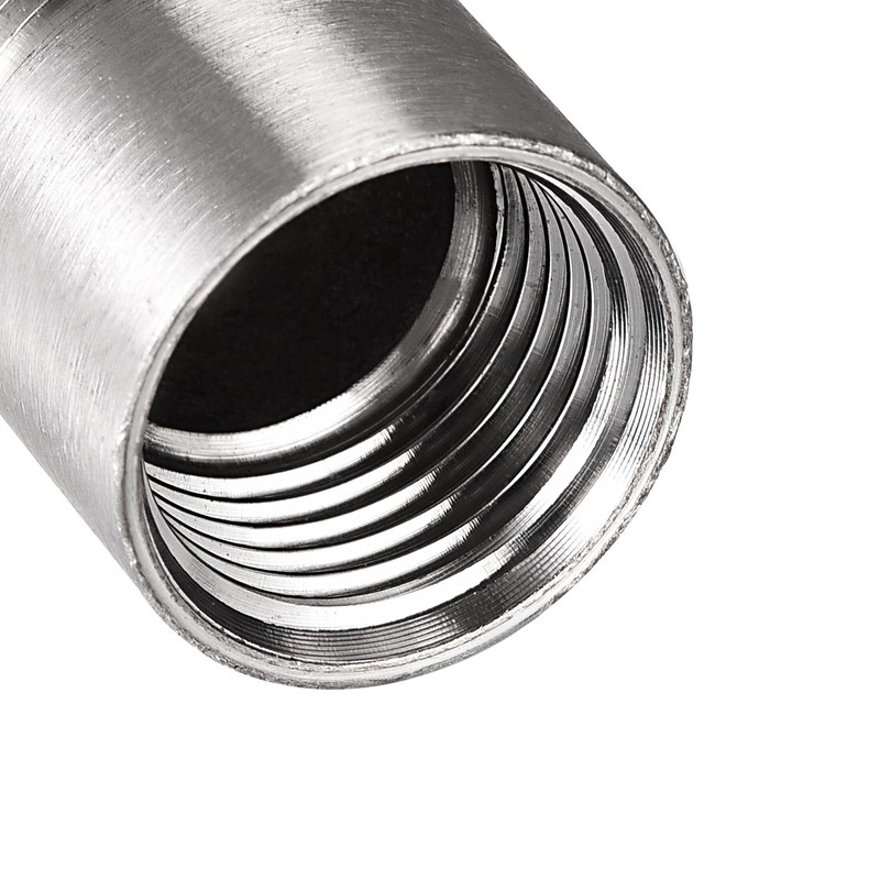 uxcell Shower Head Extension Arm Stainless Steel 1/2PT Male to