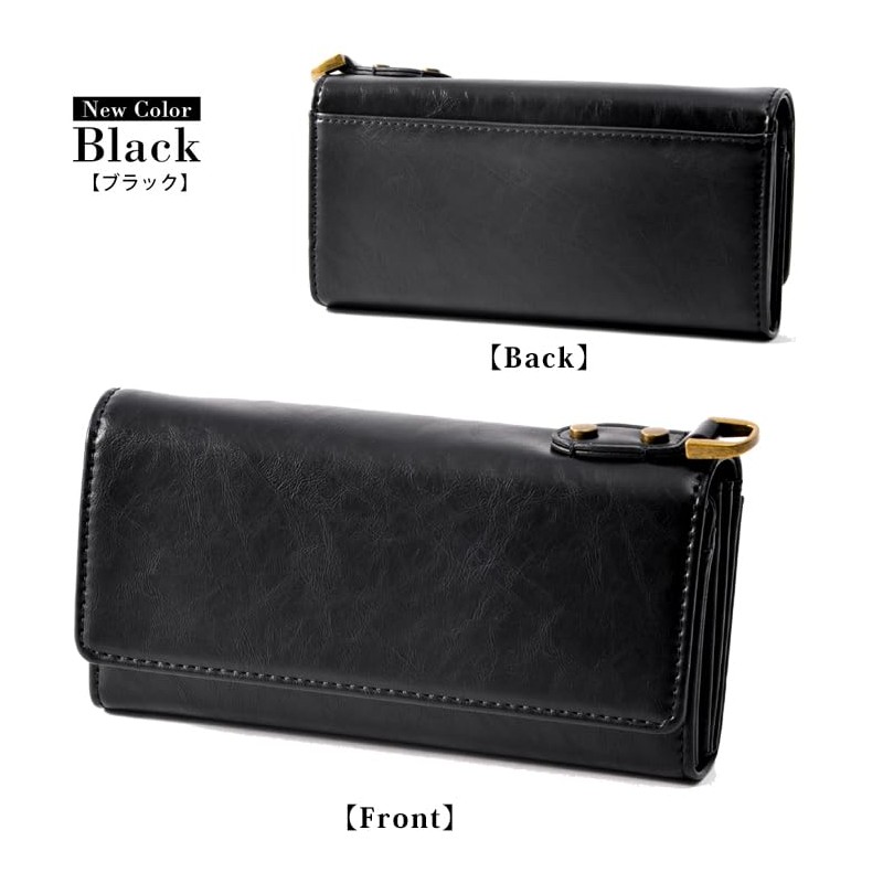 [Device] Crass Long Wallet, Black