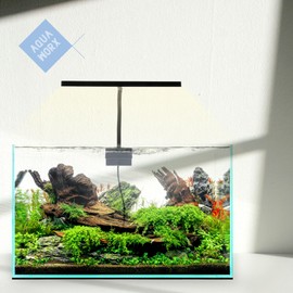 Aqua Worx EOS LED Aquarium Light - Adjustable Aquarium Gooseneck Light with 7-Mode RGB Settings - Ideal Planted Aquarium Light - Fish Tank Light - Nano Aquarium Light - Aquarium LED Light - N5 RGB