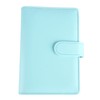 A6 PU Notebook Binder with Transparent Card Pocket Magnet Clasp