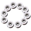 10PCS V624ZZ Miniature V Groove Pulley Steel V Guide Rail