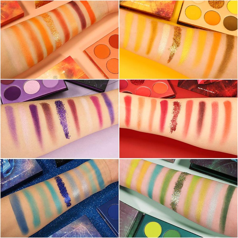 docolor Eyeshadow Palette 54Colors Gemstone Eye Shadow Palette Highly Pigmented