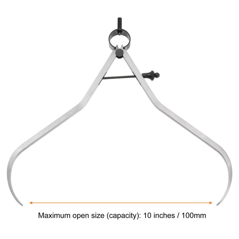 HARFINGTON Spring Joint Caliper 10 inch / 250mm Steel Adjustable
