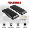 2Pcs F150 Front Bumper Guards Pads Cover Insert Cap Compatible