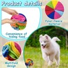 LuckyOpt Dog Treat Ball, Colorful Fleece Dog Snuffle Ball for