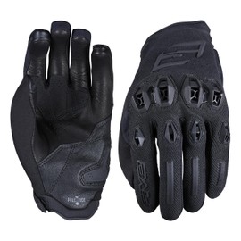 FIVE GLOVES Stunt EVO 2 Motorcycle Gloves for Women - Riding Gloves for Motorcycle, Scooter and More, Black, M-09
